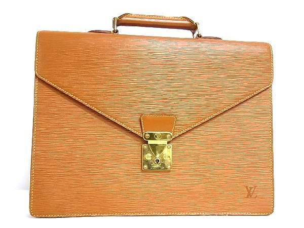  1円 LOUIS VUITTON ルイヴィトン M54418 エピ セルヴィエット アンバサダー ビジネスバッグ ブリーフケース ジパングゴールド V9194Uh(ハンドバッグ)｜売買されたオークション情報、yahooの商品情報 かばん、バッグ