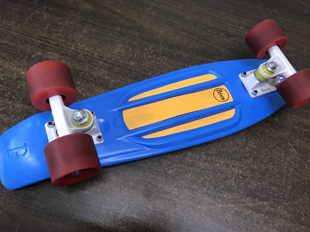 ☆中古品☆ Penny ペニー スケートボード スケボー 青(完成品 