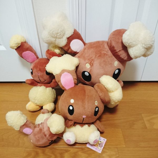 1円スタート】ポケモン ミミロル ぬいぐるみ 4個 まとめ