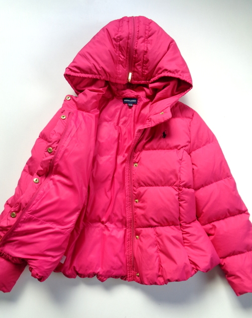 ☆RALPH LAUREN ラルフローレン フード付き ダウンジャケット XL(16  