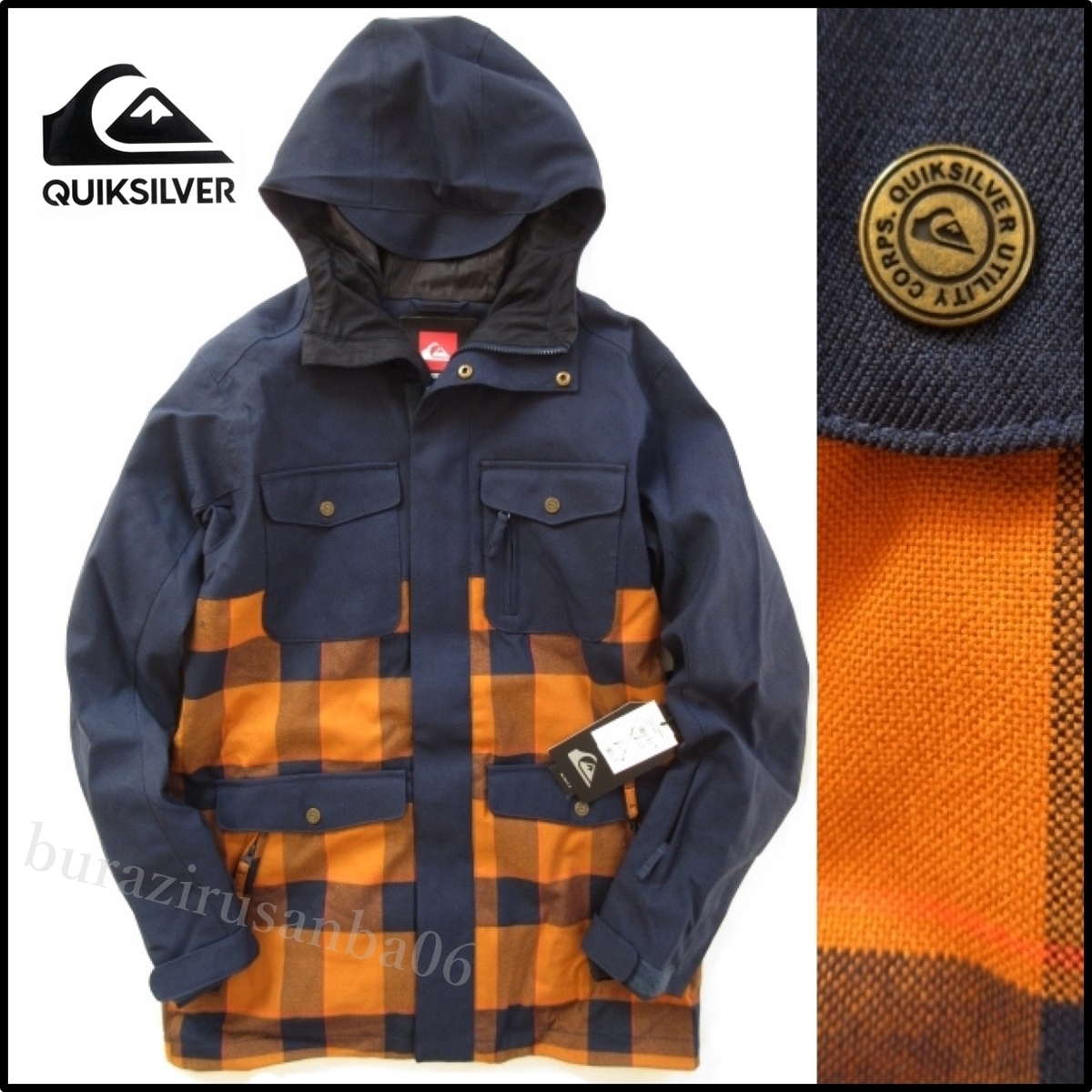 未使用 定価3万 QUIKSILVER クイックシルバー スキー スノーボード 