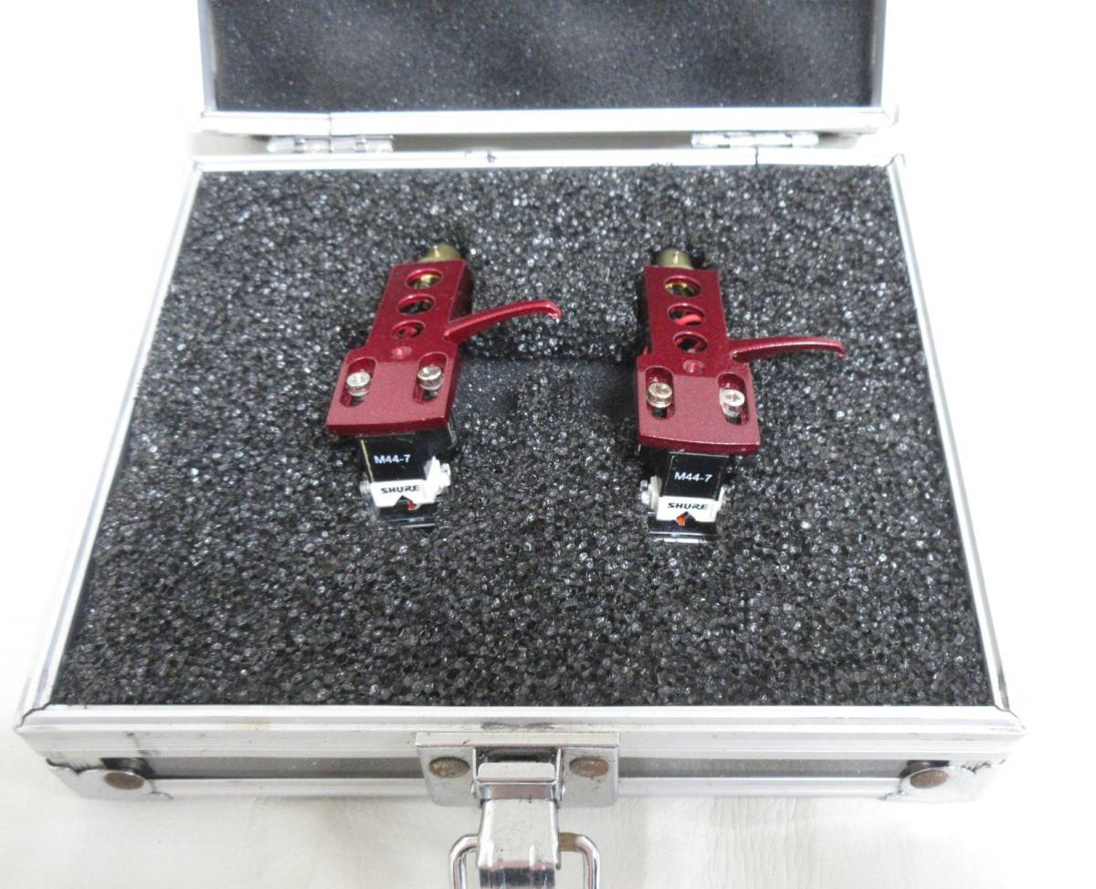 安い，新品 9465 SHURE シュアー M44-7 DJ用カートリッジ 2個セット/ケース付き 現状 品(MM)｜売買されたオークション情報、yahooの商品情報をアーカイブ公開 - オークファン MM