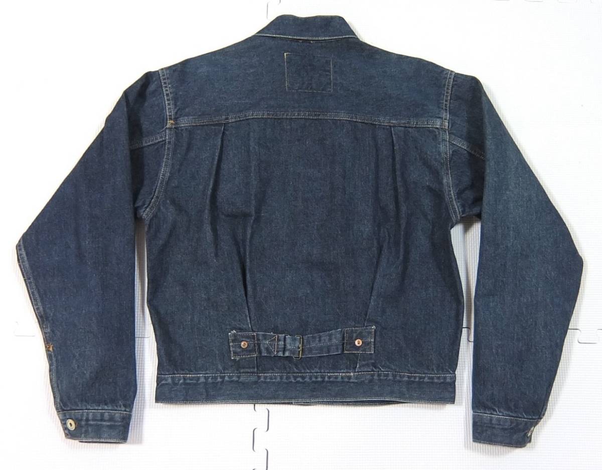 初期 EVIS 牛タグ 1213 大戦モデル 1st デニムジャケット 紺 38 