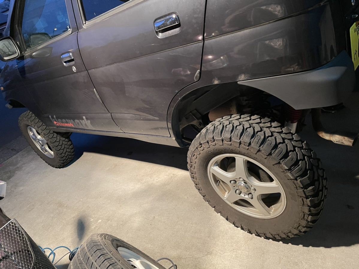 ★溝深★215/75R15 comforser CF3000 MT Weds ウェッズ Treffer トレファー 5J+50 4本セット テリオスキッド パジェロミニ などに_10