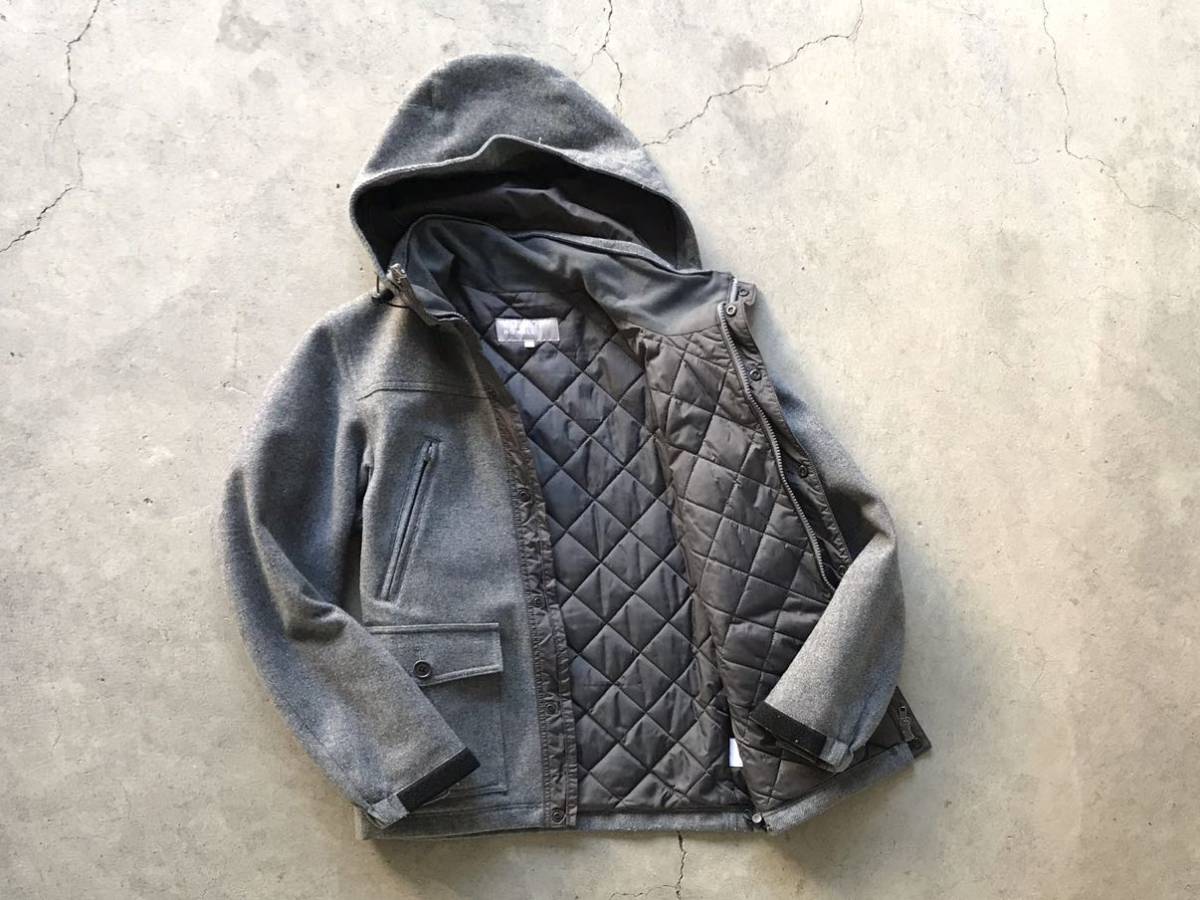 MARGARET HOWELL [GORE WINDSTOPPER] ツイード フーデッドジャケット S 