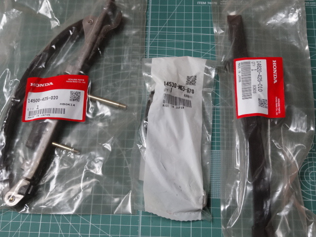 低価，本物保証 CB750F RC04 カムチェンテンショナーＡ/Ｂ/カムチェンガイド 3点セット(その他)｜売買されたオークション情報、yahooの商品情報をアーカイブ公開 - オークファン ホンダ用