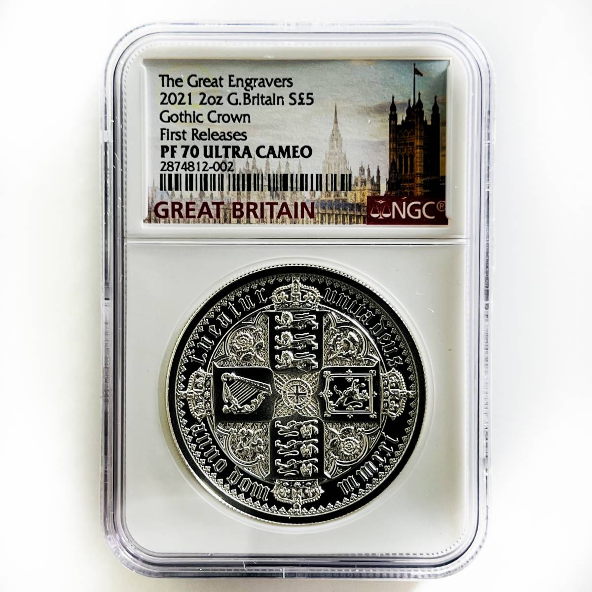 最高鑑定 21 イギリス ゴシッククラウン 2オンス 5ポンド 銀貨 Ngc Pf70uc Fr 箱 Coa 英国 ゴチック ウィリアムワイオン ヨーロッパ 売買されたオークション情報 Yahooの商品情報をアーカイブ公開 オークファン Aucfan Com