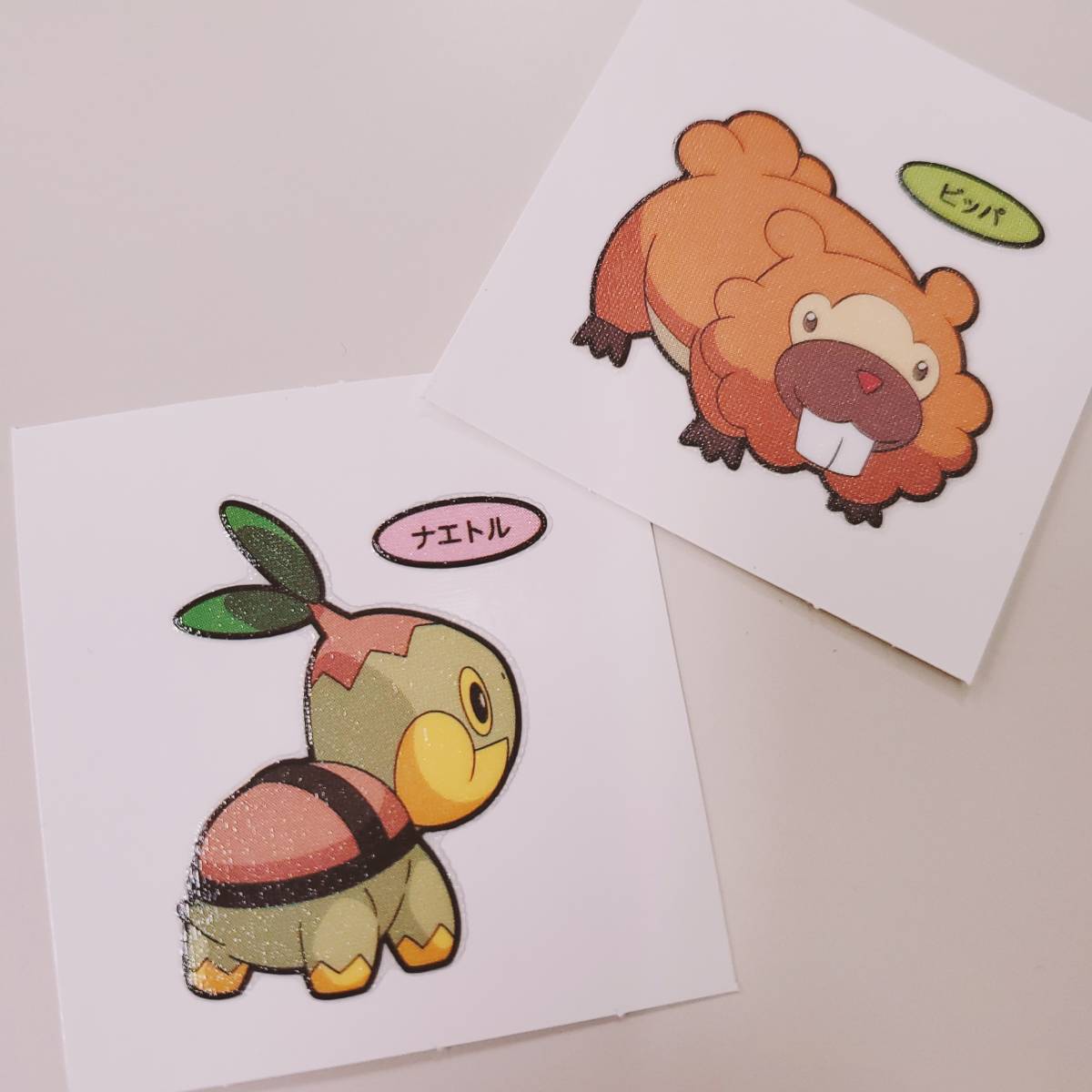 ポケモンパン◇デコキャラシール◇189弾◇ナエトル・ビッパ 