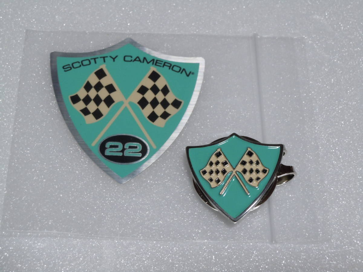 大得価，新品 Scotty Cameron スコッティ キャメロン 2022 Club Cameron Metallic Pin バッジをマーカーに改造 ＋Sticker(クリップマーカー)｜売買されたオークション情報、yahooの商品情報をアーカイブ公開 - オークファ ボールマーカー