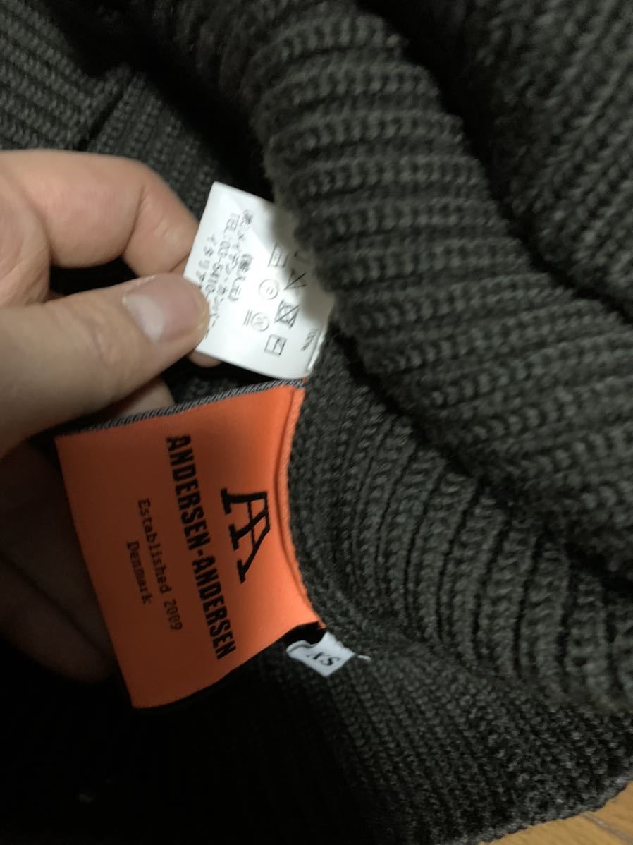 ANDERSEN-ANDERSEN アンデルセンアンデルセン - NAVY セーター ニット andPheb THE CREW NECK アンデルセン メンズ タートルネック ANDERSEN レディース M