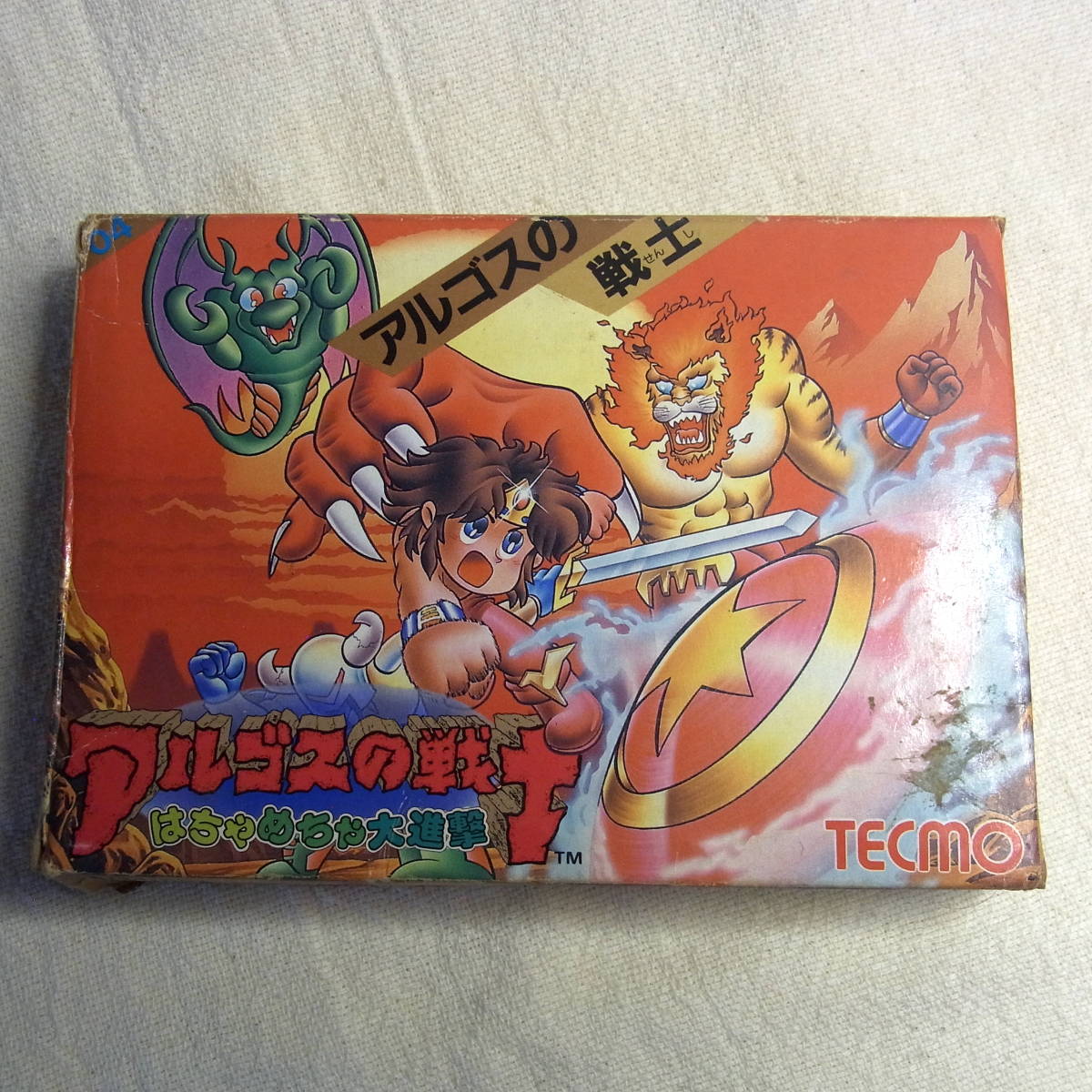 任天堂fcソフト アルゴスの戦士 はちゃめちゃ大進撃 外箱 説明書付き Tecmo Nintendo テクモ ファミコン Tcf Ah アクション 売買されたオークション情報 Yahooの商品情報をアーカイブ公開 オークファン Aucfan Com