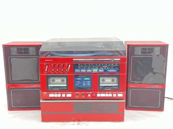 DCW-W03 SANYO 昭和レトロ Yahoo!オークション - レコード 赤 テープ