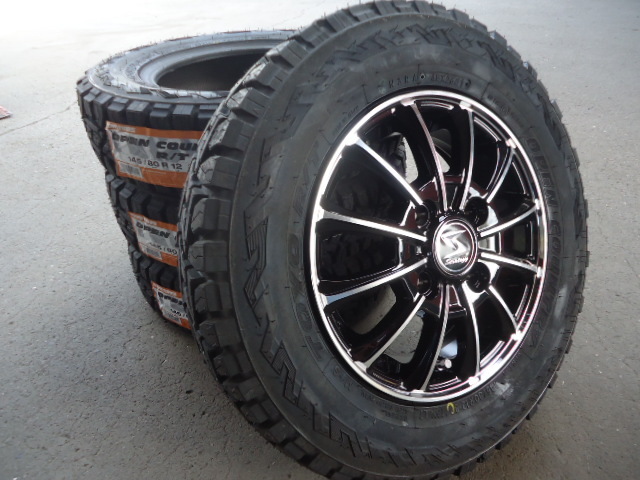 マークⅢ 13インチ PCD114．3 6J ＋12 155/60R13 バリ