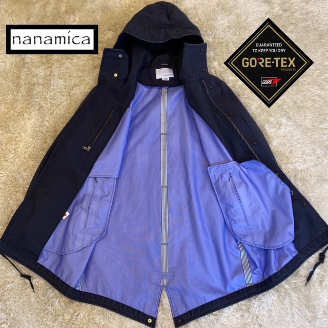 ナナミカ nanamica XSサイズ GORE-TEX ゴアテックスモッズコート ナナミカ nanamica XSサイズ GORE-TEX ゴアテックスモッズコート