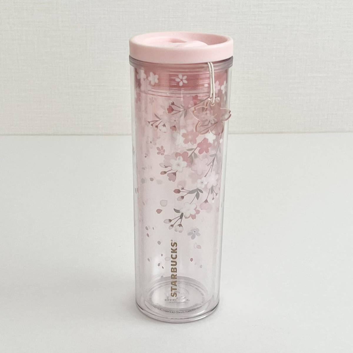 スターバックス 韓国 さくら SAKURA タンブラー チャーム付き 桜 