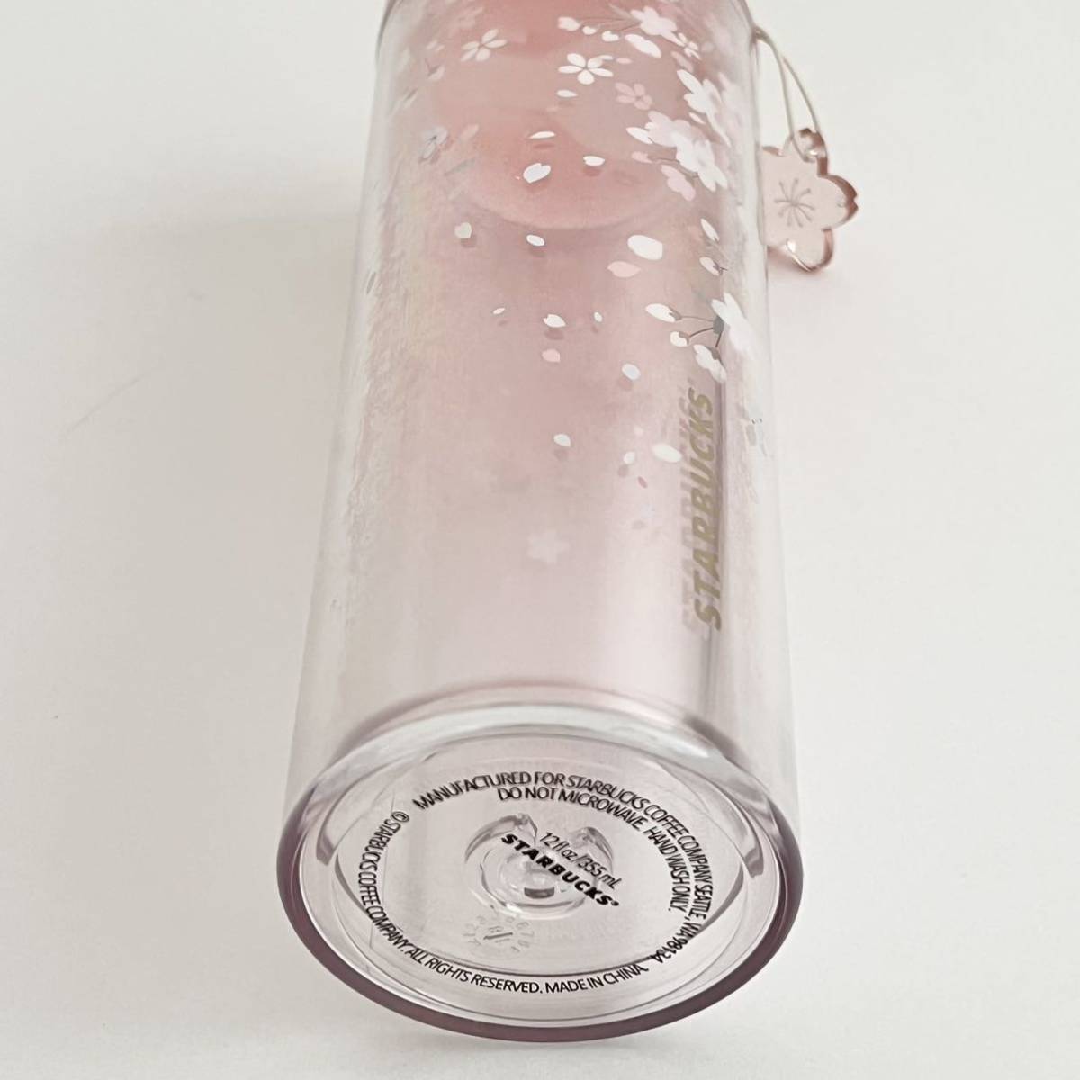 スターバックス 韓国 さくら SAKURA タンブラー チャーム付き 桜 