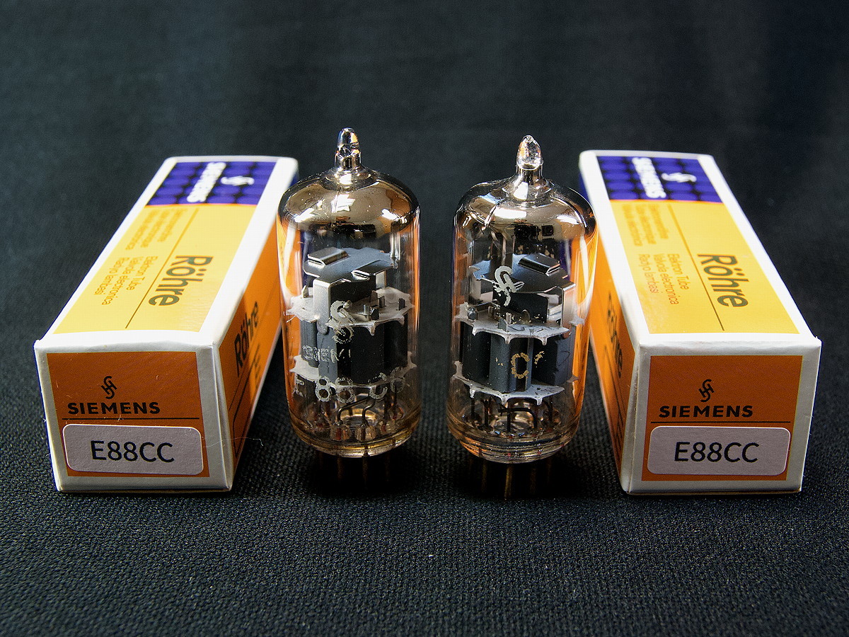 6DJ8 Siemens 真空管 NIB品ペア RCA E88CC SIEMENS真空管(ECC88⁄6DJ8