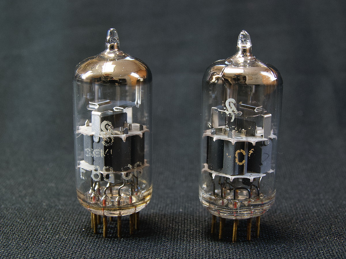 英国軍用 CV1947 6L6G 真空管 WM刻印 透明ガラス ビンテージ 6DJ8 Siemens 真空管 NIB品ペア RCA E88CC SIEMENS真空管(ECC88⁄6DJ8