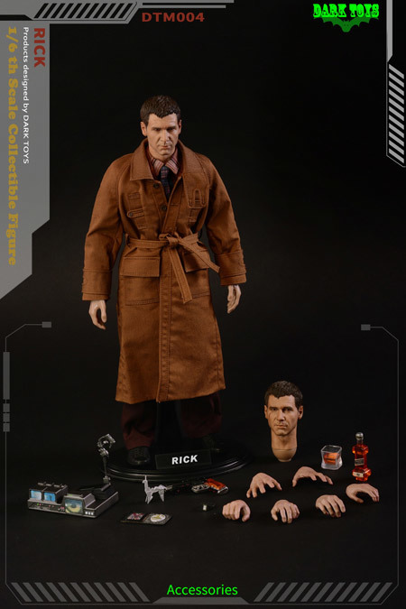 ブレードランナー リック・デッカード風 1/6スケールフィギュア DARK