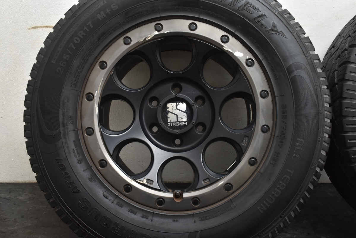 大特価】MLJ エクストリームJ 17in 8.0J +20 PCD139.7 ハイフライ 