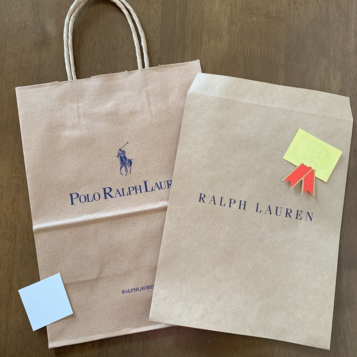 RALPH LAUREN ラルフローレン ラッピング 小 ギフトバッグ 紙袋 セット