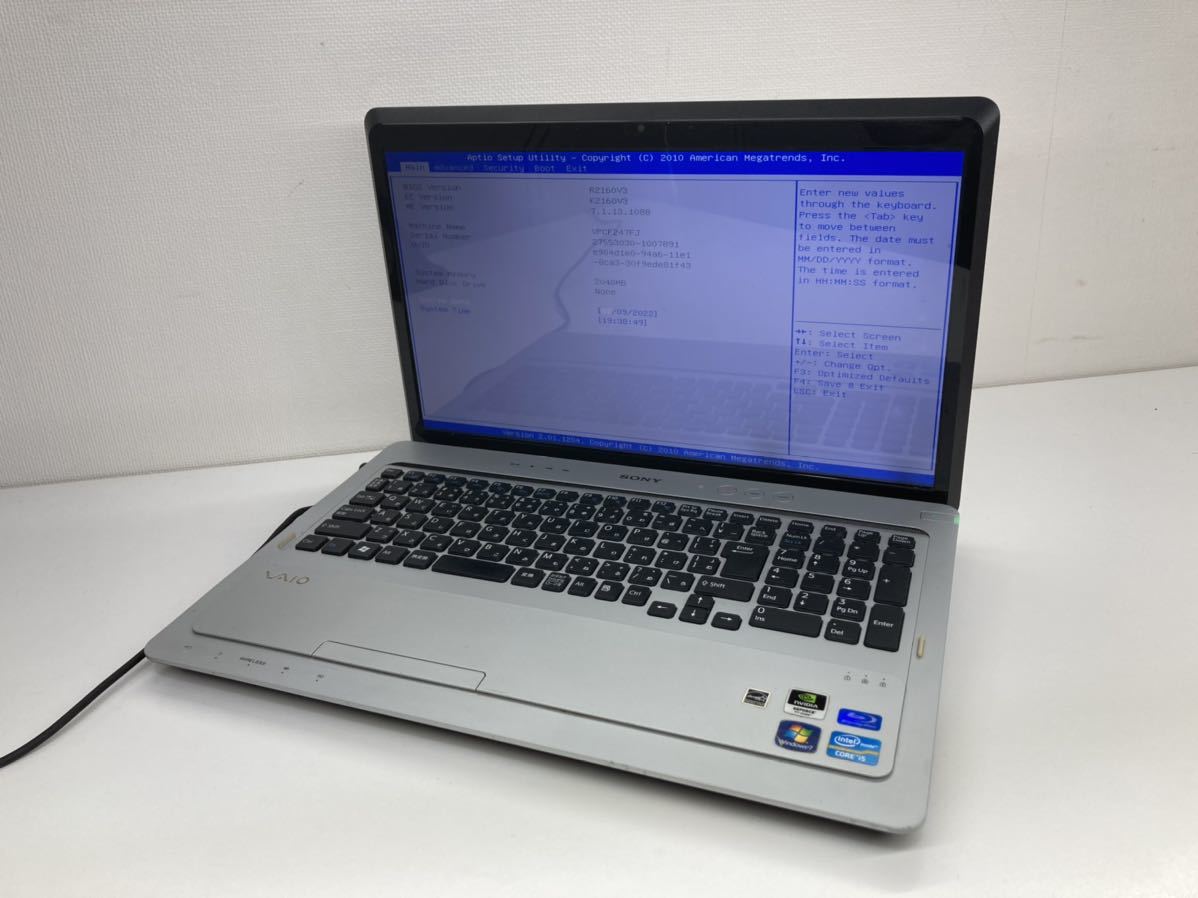 VAIO SONY VPCF247FJ ジャンク - メルカリ vaio Core 2026年最新Yahoo