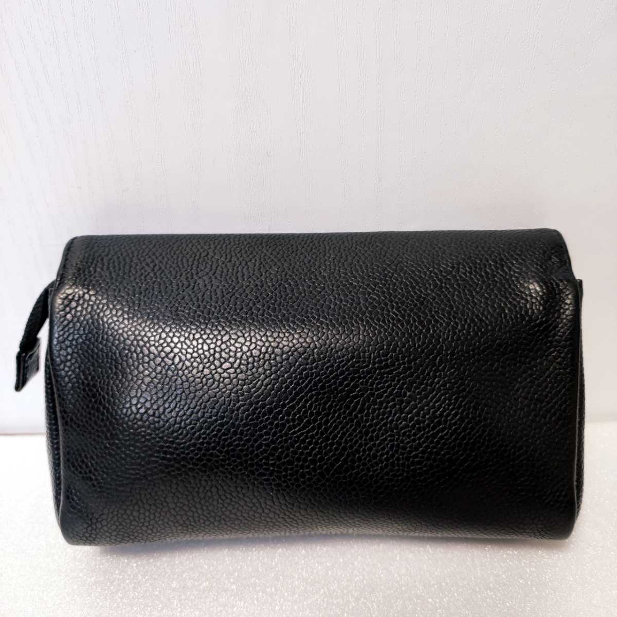CHANEL シャネル キャビアスキン ココマーク シガレットケース シール
