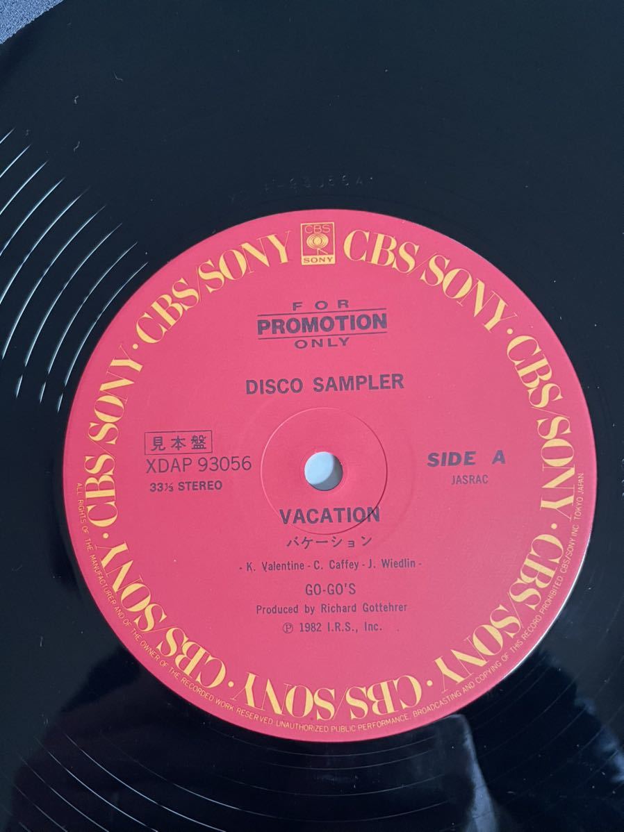 Everybody Prefers Go-Go's アナログレコード レコード GO-GO'S Vacation 誘惑のカサブランカ トリックス 見本盤 Go