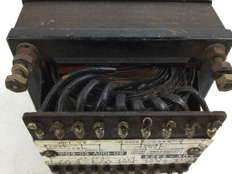 LUX LUX-5423 ラックス 電源トランス◆ジャンク品 LUX 電源トランス 電源 ラックス製v 3A40B 無負荷でのテスト済みです