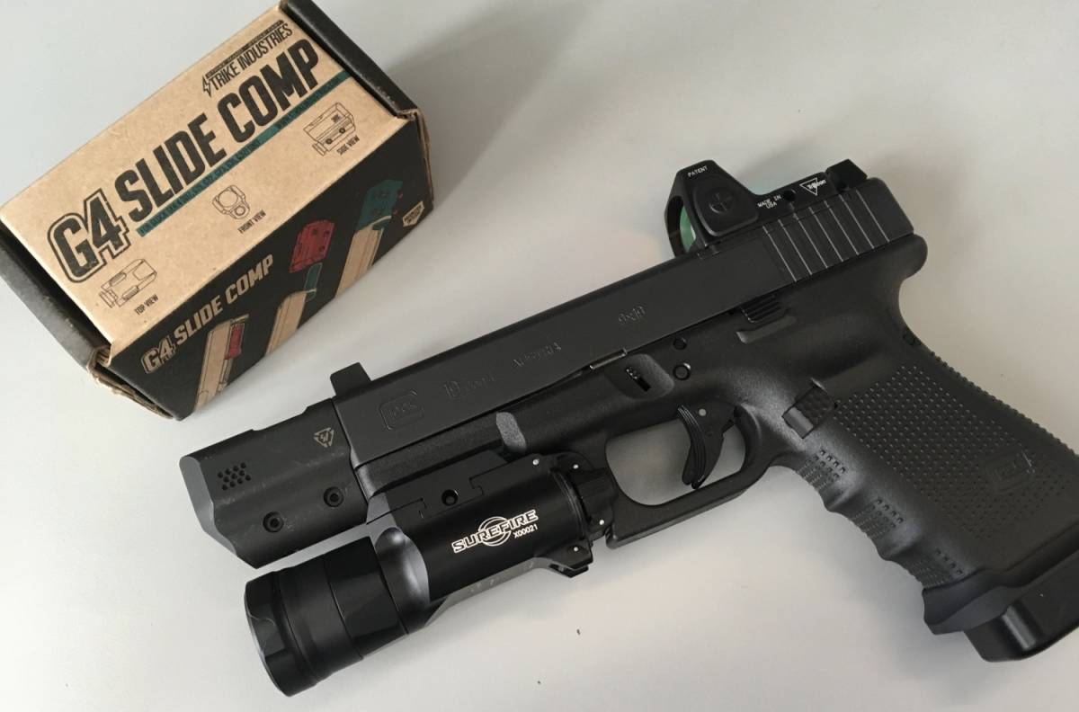 新品/実物 Strike Industries Glock17/19 Slide Comp コンペンセイター