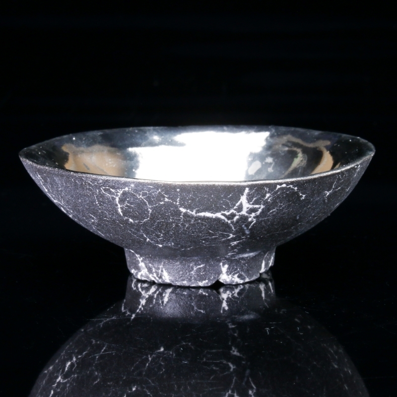  MG敬 冬の酒器展 平松龍馬 作 裂文 銀彩 平盃 hira104-3(益子)｜売買されたオークション情報、yahooの商品情報をアーカイブ公開 - オークファン 益子