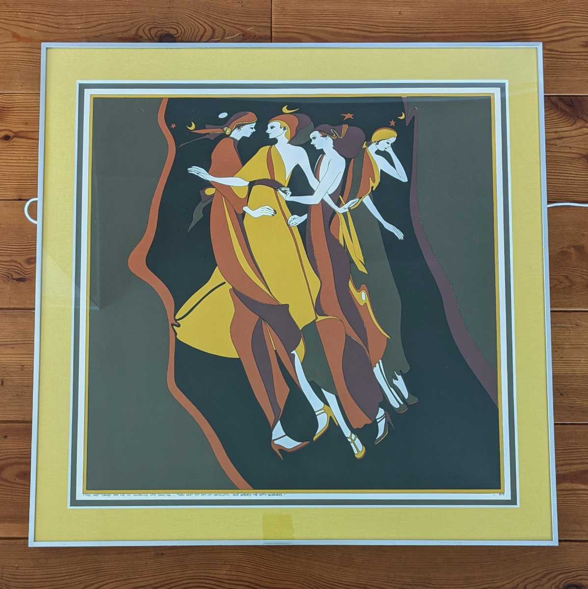 John Luke Eastman Gallery Vintage Art Eastman| Signed シルク