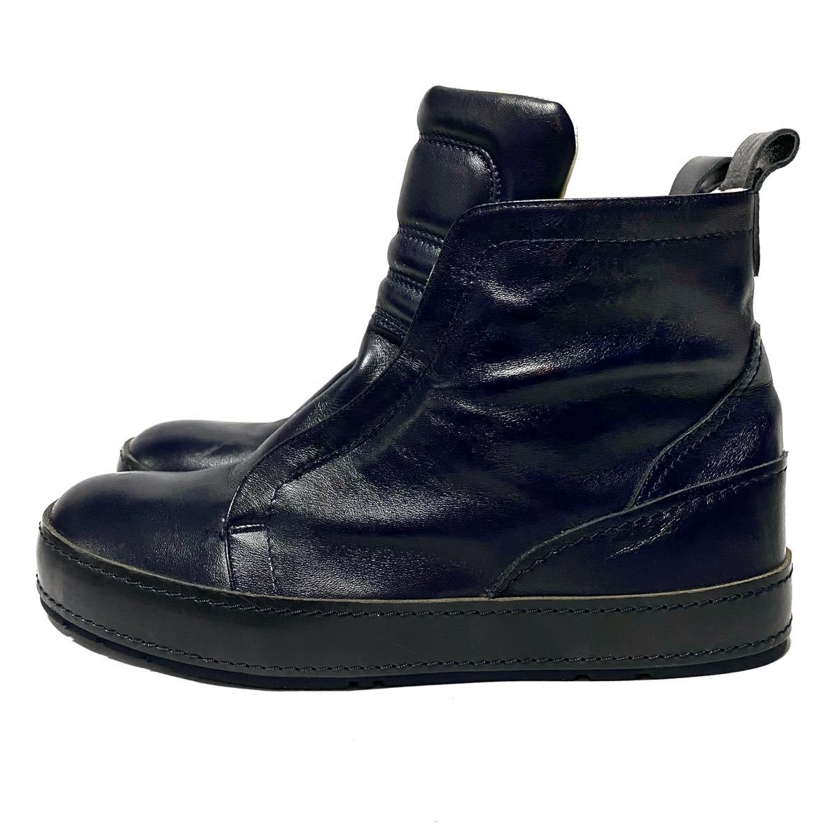 JIL SANDER ジル サンダー レザー ハイカット スニーカー ブーツ 