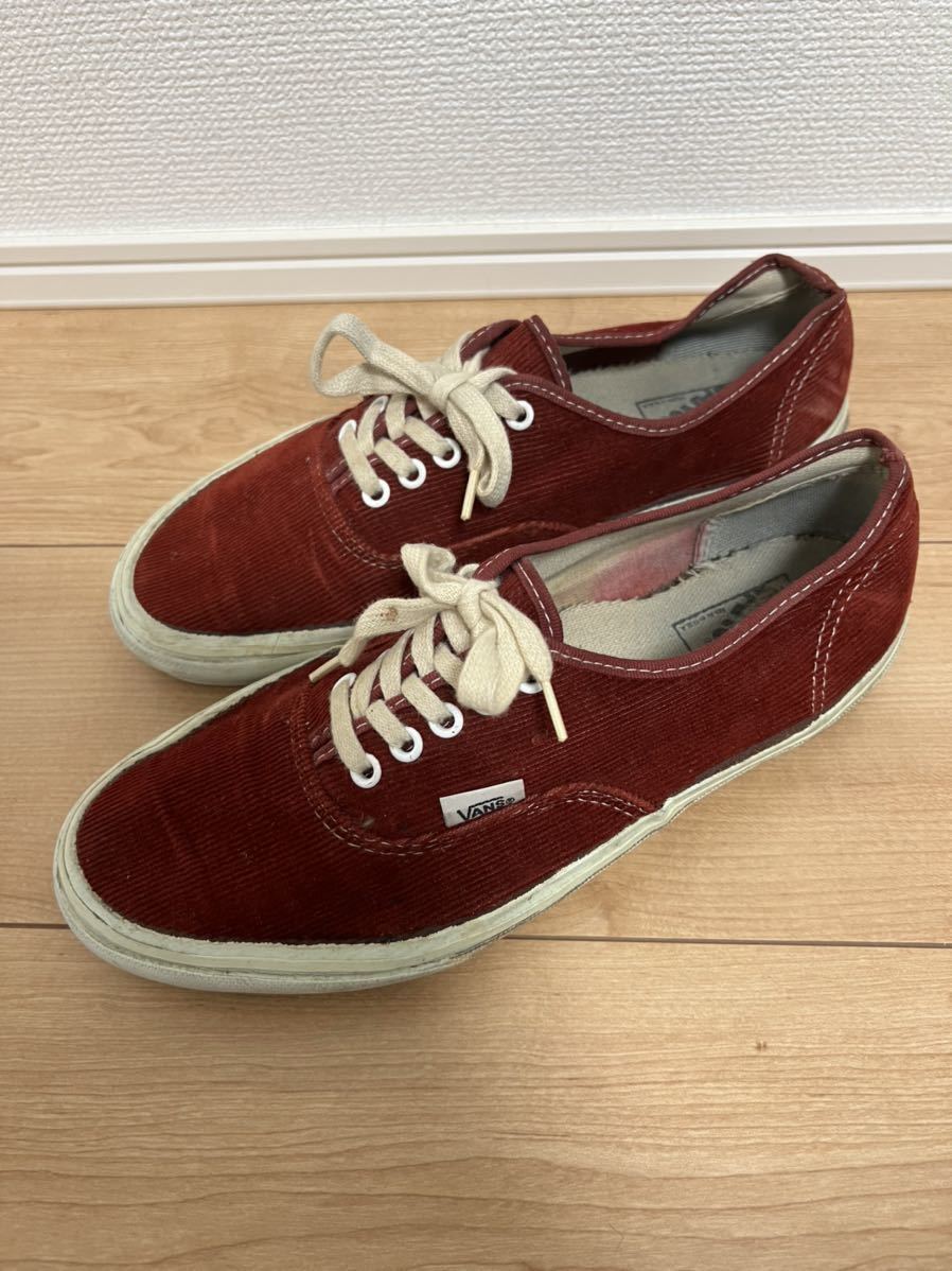 90s usa製 vans authentic us9.5 27.5cm /バンズ オーセンティック 