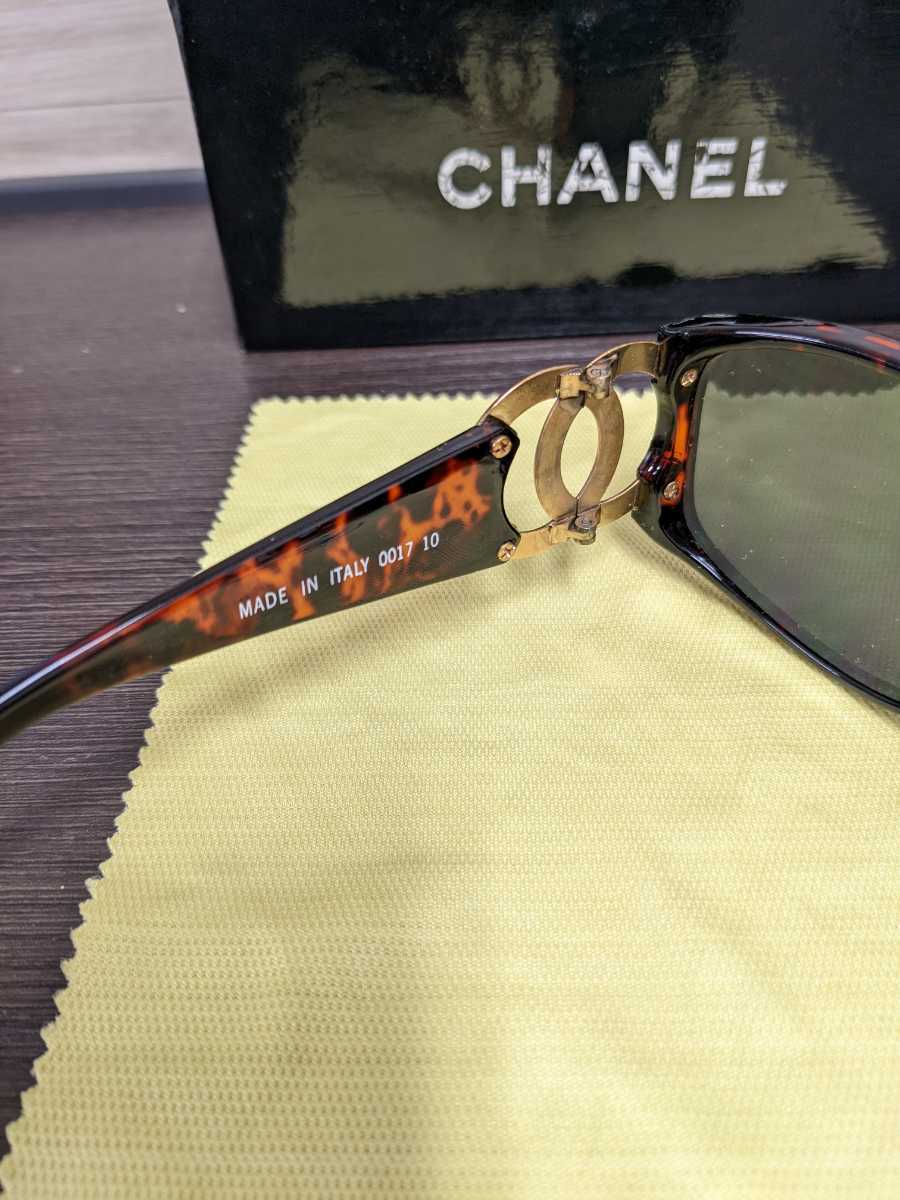 CHANEL シャネル ココマーク 0017 10 べっ甲柄 サングラス レディース