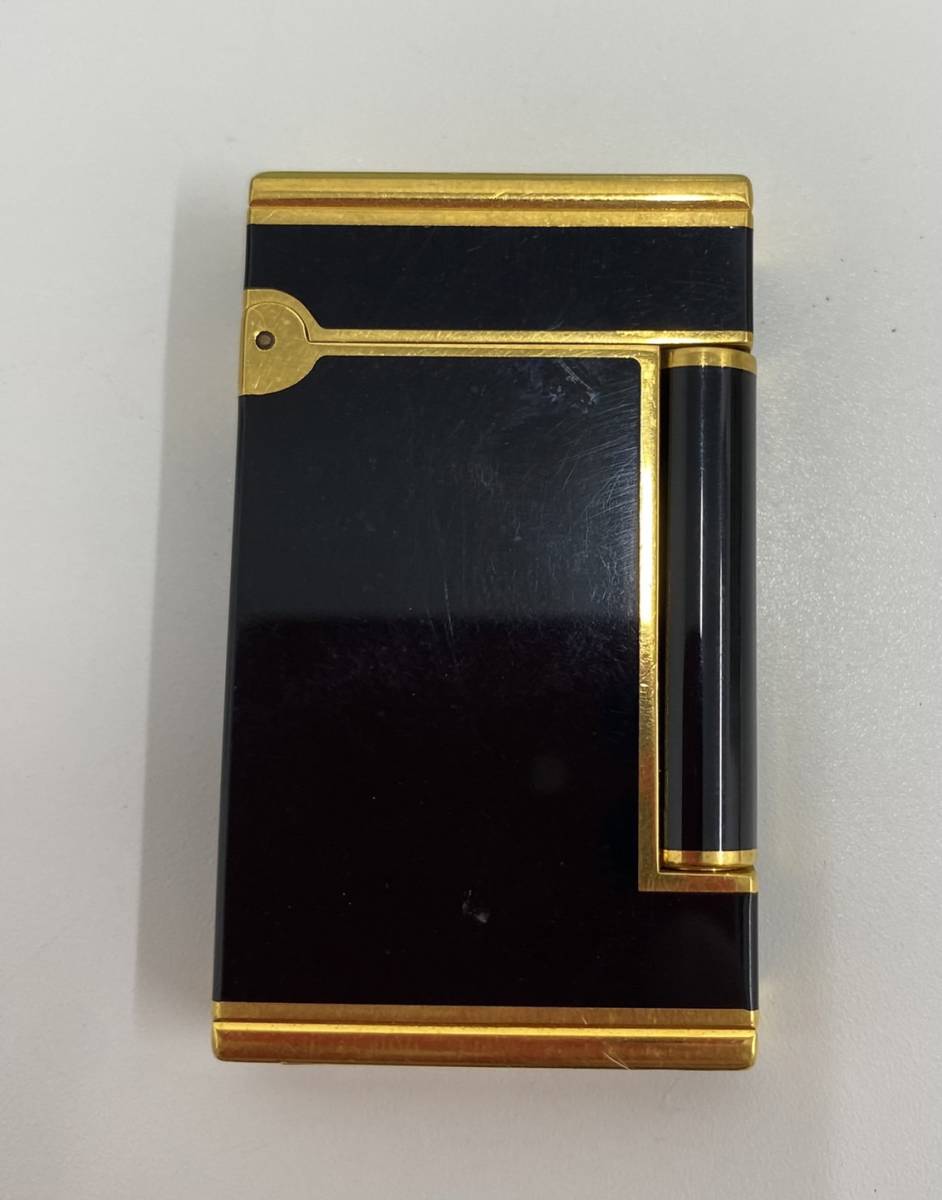 44】 中古 S.T.Dupont デュポン ライター 喫煙具 ゴールド 黒 44】 中古 S.T.Dupont デュポン ライター 喫煙具 ゴールド 黒