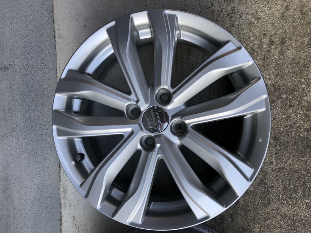 ★　1円スタート☆スイフト純正　16インチ　6J　+45　PCD100　4H　ホイール4本★ スイフト スズキ 16インチ 純正アルミホイール エンケイ ２本