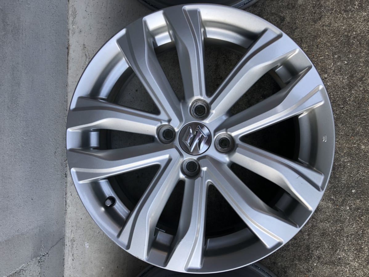 ★　1円スタート☆スイフト純正　16インチ　6J　+45　PCD100　4H　ホイール4本★ スイフト スズキ 16インチ 純正アルミホイール エンケイ ２本