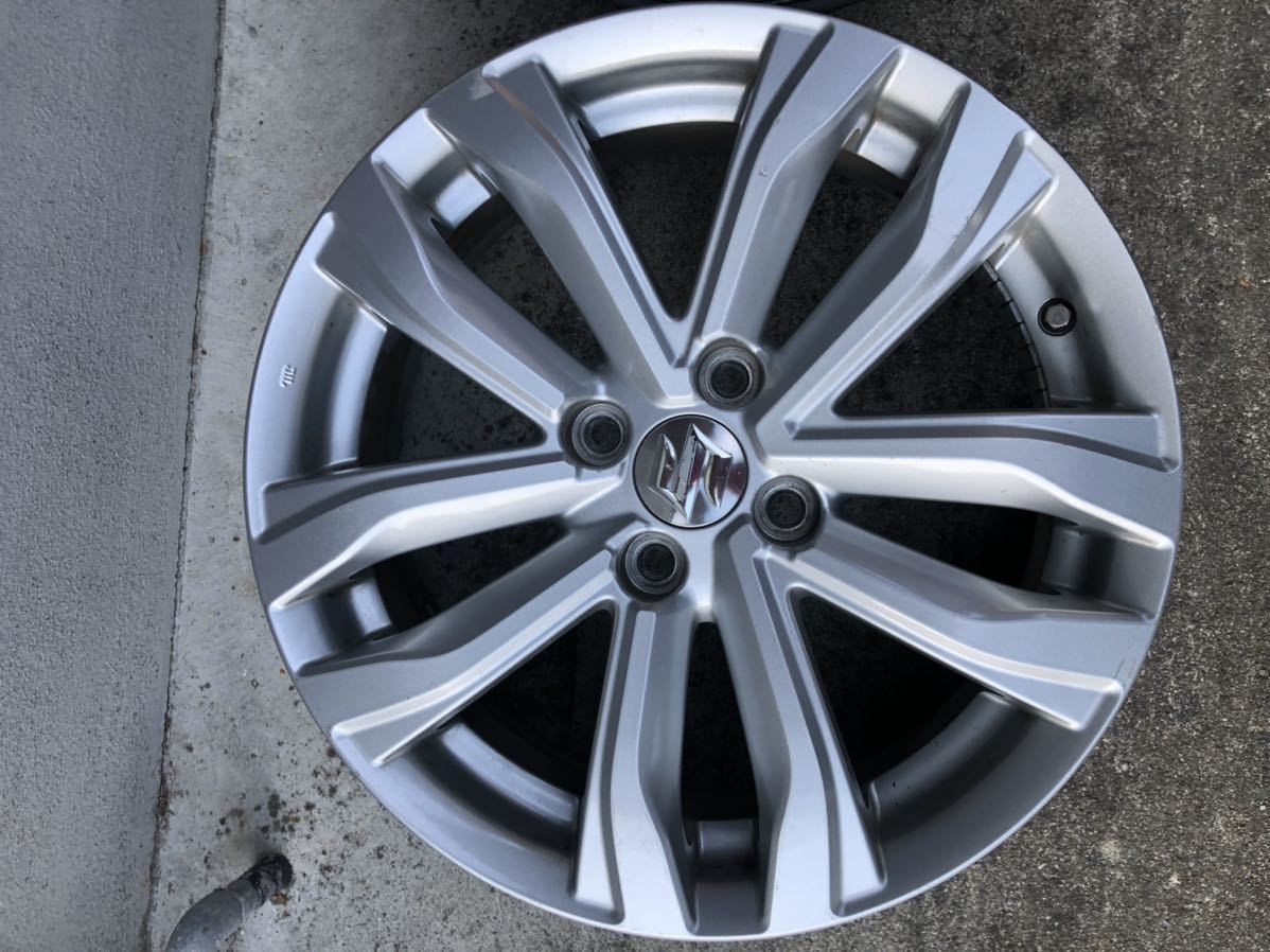 ★　1円スタート☆スイフト純正　16インチ　6J　+45　PCD100　4H　ホイール4本★ スイフト スズキ 16インチ 純正アルミホイール エンケイ ２本