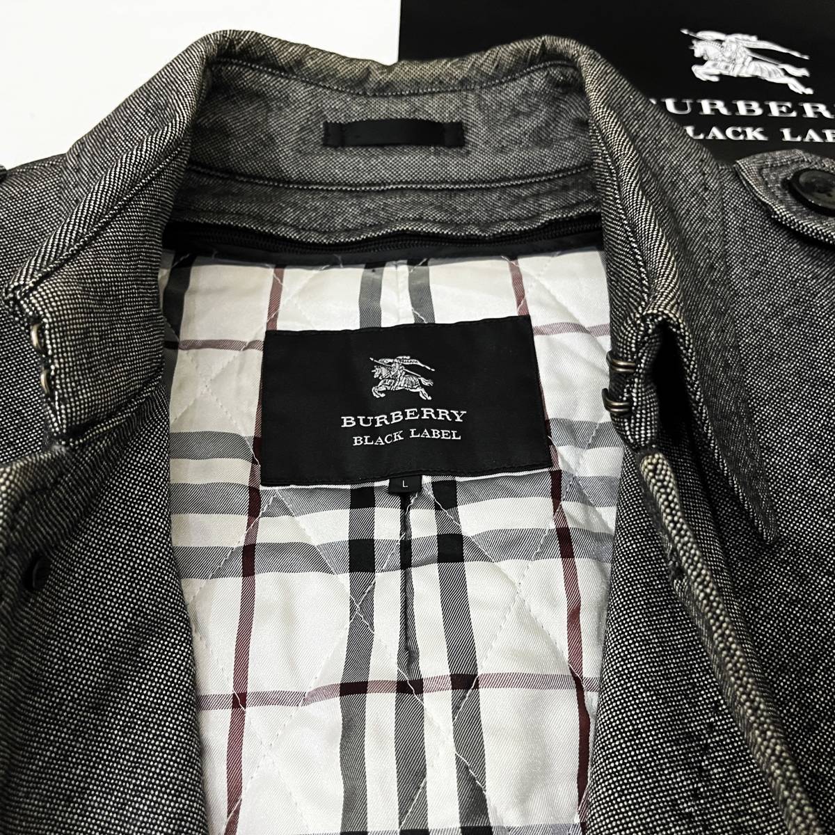 ☆BURBERRY BLACK LABEL☆バーバリーブラックレーベル☆ジップアップ