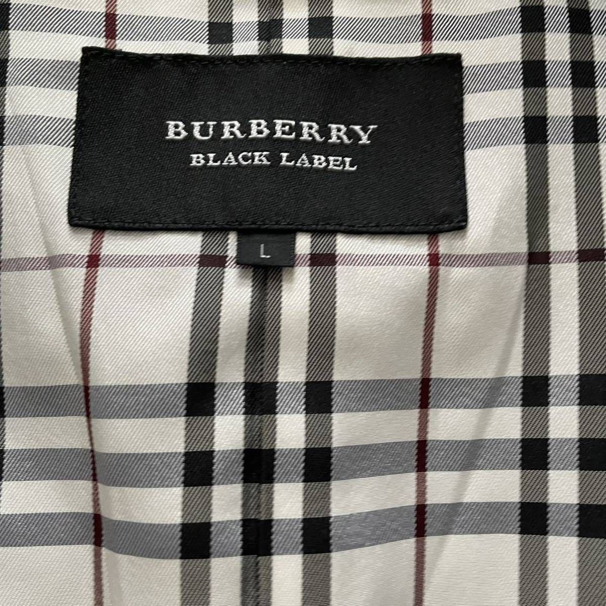 希少！Lサイズ！バーバリーブラックレーベル BURBERRY BLACK LABEL