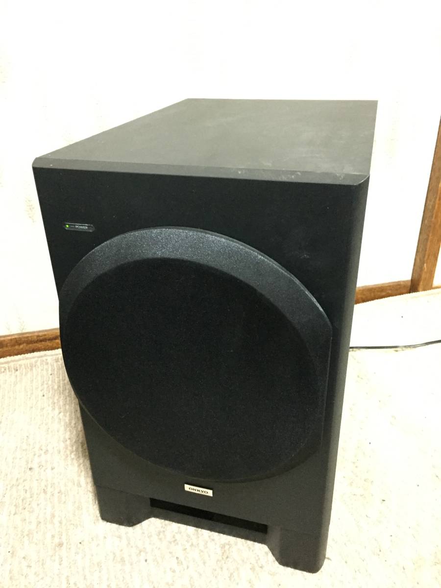 【プロ整備・完動品】ONKYO SL-A250 サブウーファー｜フルメンテ済み ONKYO/オンキョー サブウーファー〈ONKYO SL-A250〉□音出し確認OK
