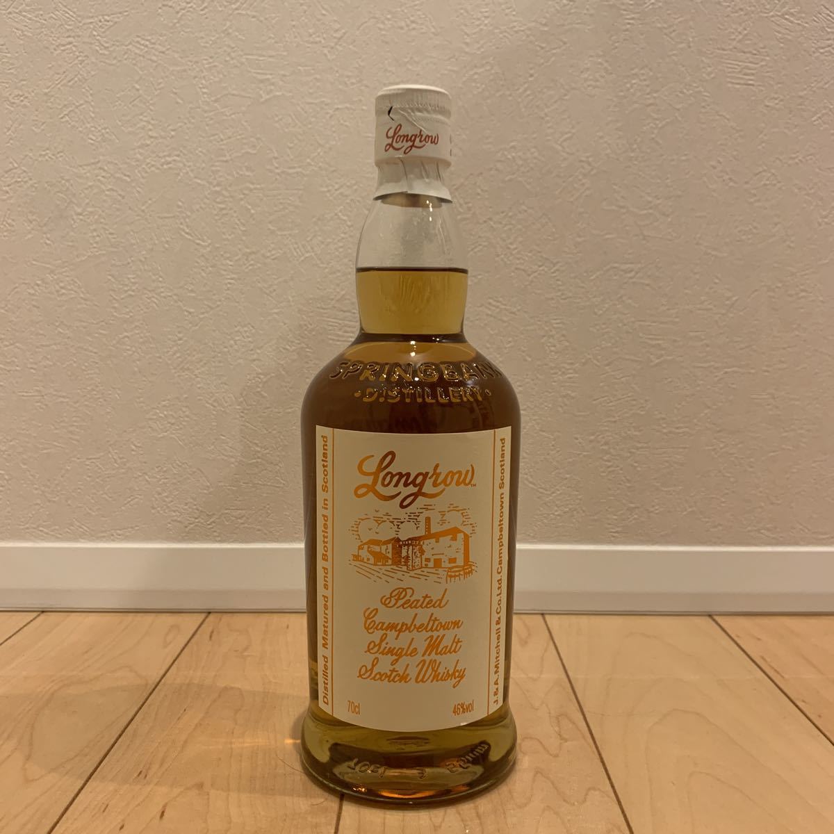 同梱可能 ロングロウ ピーテッド 700ml 46% 未開栓 long row Spring