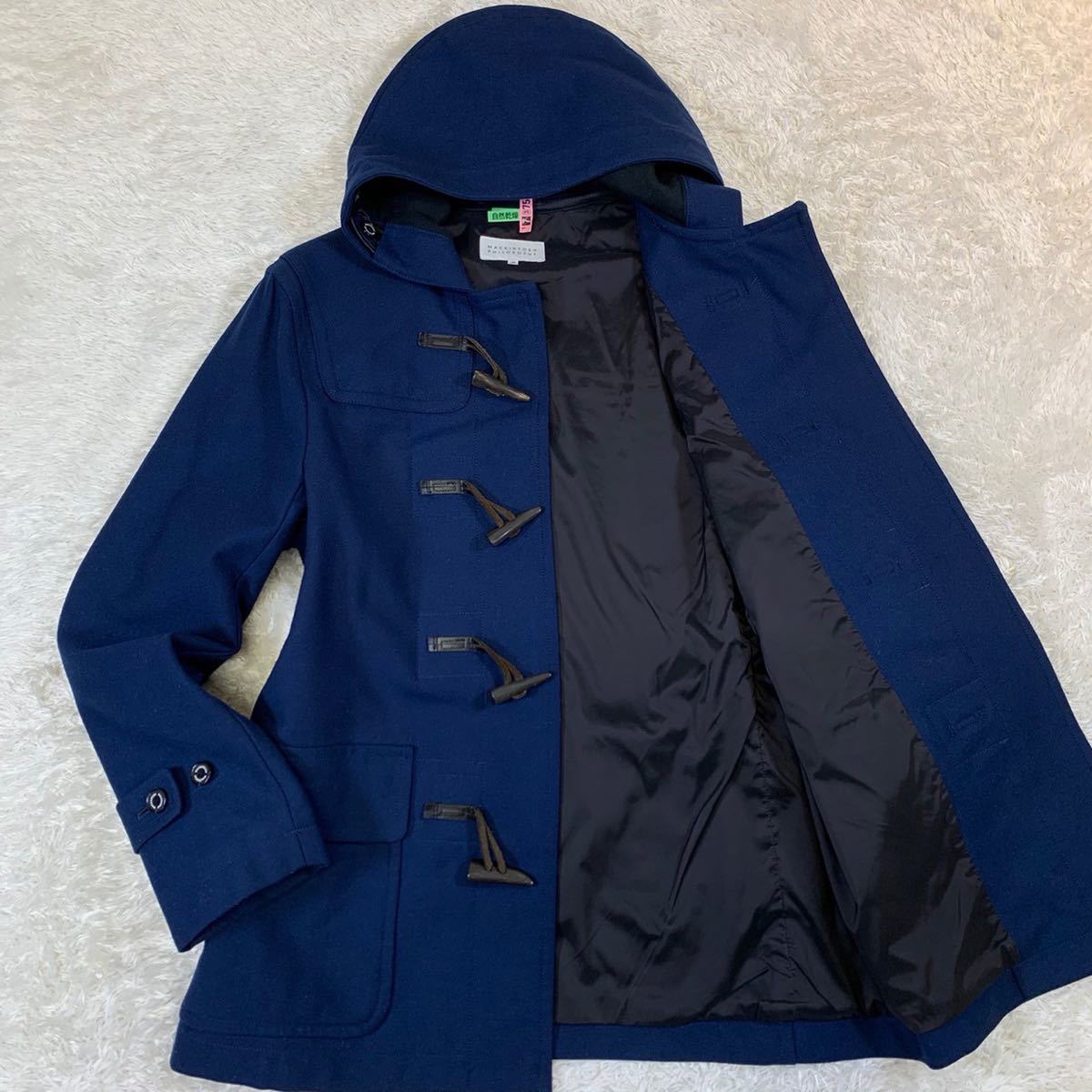 極美品 マッキントッシュ フィロソフィー フード ダッフルコート 