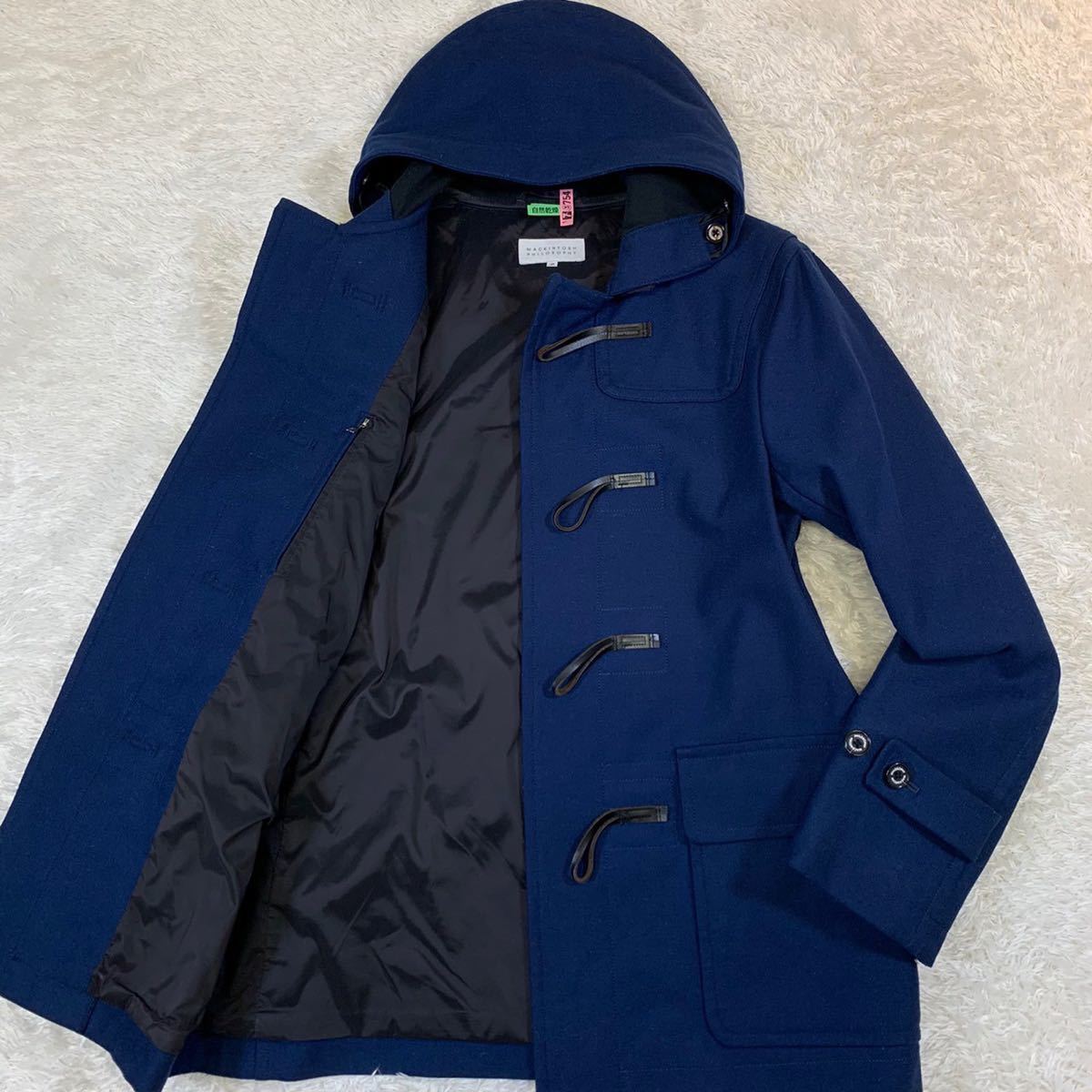 極美品 マッキントッシュ フィロソフィー フード ダッフルコート 