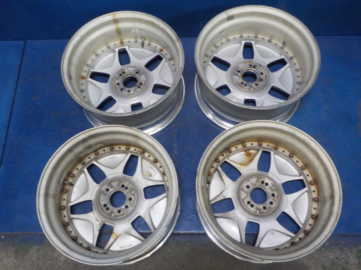 ◇MAE リバーサイド RS-306 17インチ 8.5J 8J PCD100 マルチホール 4穴