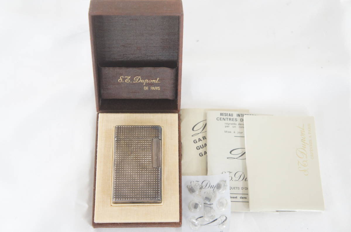  S.T.Dupont デュポン ライン1L ガスライター 箱付き 9202120601(デュポン)｜売買されたオークション情報、yahooの商品情報をアーカイブ公開 - オークファン デュポン