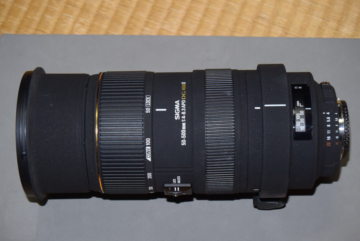 シグマ SIGMA APO 50-500mm F4-6.3 EX DG HSM Nikon(ニコン)用 動作