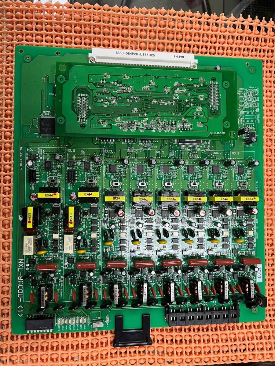 基板 NTT製 NTT αZXL 8アナログ局線ユニット（スター） ZXL-8ACOU-(1