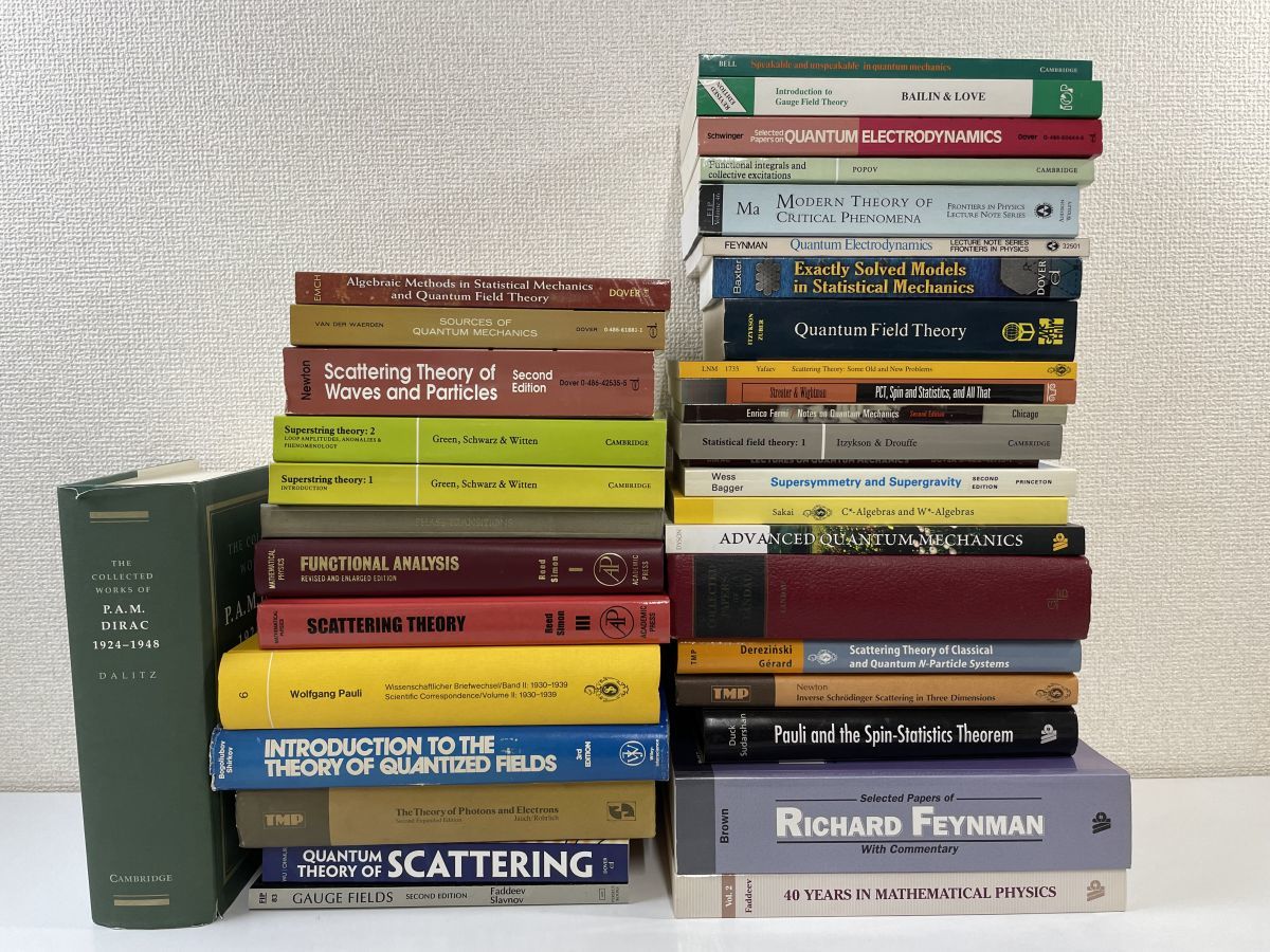 【正規品，お得】 1円 ／洋書 物理学等関連書籍 まとめて35冊セット／Quantum Field Theory／FUNCTIONAL ANALYSIS／Wolfgang Pauli／Enrico Fermi 5667(物理学)｜売買されたオークション情報、yahooの商品情報をアーカイブ公開 - オ 物理学